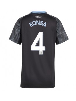 Zenske Futbalové oblečenie Aston Villa Ezri Konsa #4 2025-26 Krátky Rukáv - Preč